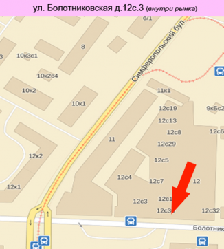 Карта фотосалона на Севастопольской