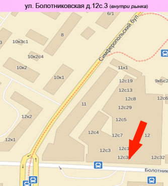 Карта фотосалона на Варшавской