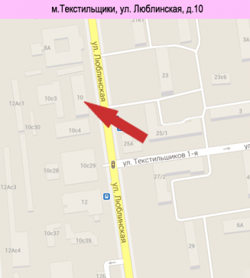 Карта фотосалона в Текстильщиках